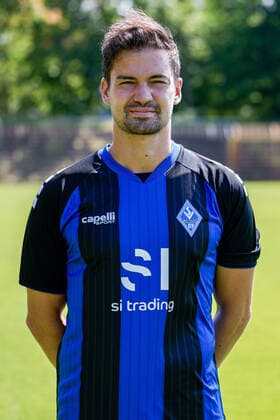 Julian Riedel SV Waldhof Mannheim 3 league, portrait date 2022 2023 xozx