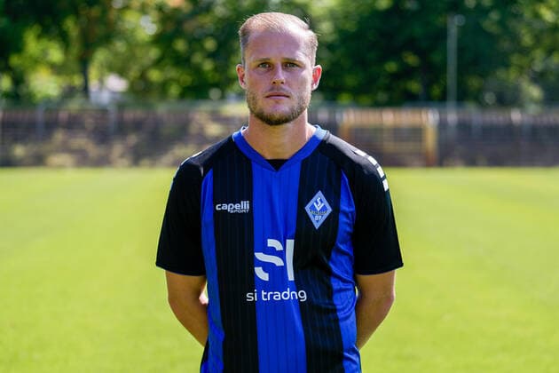 Marcel Seegert SV Waldhof Mannheim 3 league, portrait date 2022 2023 xozx