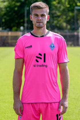 Morten Behrens goalkeeper SV Waldhof Mannheim 3 league, portrait date 2022 2023 xozx