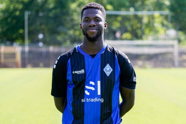 Johannes Dörfler SV Waldhof Mannheim 3 league, portrait date 2022 2023 xozx