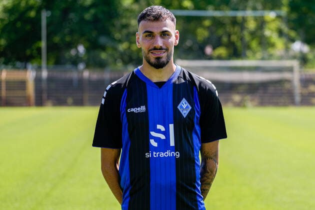 Baris Ekincier SV Waldhof Mannheim 3 league, portrait date 2022 2023 xozx