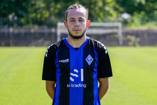 Adrien Lebeau SV Waldhof Mannheim 3 league, portrait date 2022 2023 xozx