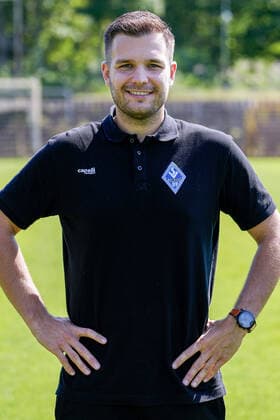 Yannick Heck Team manager SV Waldhof Mannheim 3 Liga, portrait date 2022 2023 xozx