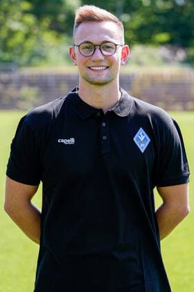 Cedric Schmidt Physiotherapist SV Waldhof Mannheim 3 Liga, portrait date 2022 2023 xozx