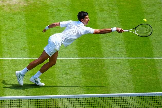 Mandatory Credit: Photo by Javier Garcia Shutterstock (13012399bq) Novak Djokovic during his third round match Wimbledon Tennis Championships, Day 5, The All England Lawn Tennis and Croquet Club, London, UK - 01 Jul 2022 Wimbledon Tennis Championships, Day 5, The All England Lawn Tennis and Croquet Club, London, UK - 01 Jul 2022  Copyright: xJavierxGarcia Shutterstockx 13012399bq