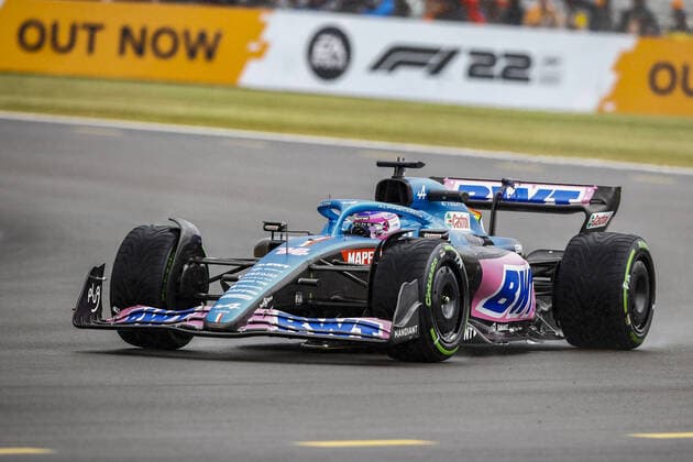 14 ALONSO Fernando (spa), Alpine F1 Team A522, action during the Formula 1 Lenovo British Grand Prix 2022, 10th round of the 2022 FIA Formula One World Championship, WM, Weltmeisterschaft on the Silverstone Circuit, from July 1 to 3, 2022 in Silverstone, United Kingdom - F1 - BRITISH GRAND PRIX 2022 DPPI Panoramic  00122024__B3_6806