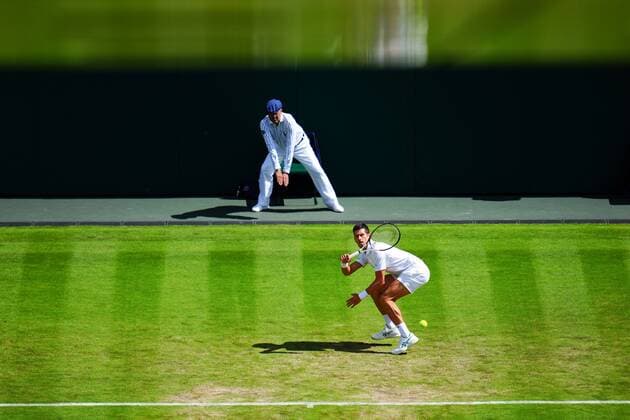 Mandatory Credit: Photo by Javier Garcia Shutterstock (13012399ch) Novak Djokovic during his third round match Wimbledon Tennis Championships, Day 5, The All England Lawn Tennis and Croquet Club, London, UK - 01 Jul 2022 Wimbledon Tennis Championships, Day 5, The All England Lawn Tennis and Croquet Club, London, UK - 01 Jul 2022  Copyright: xJavierxGarcia Shutterstockx 13012399ch