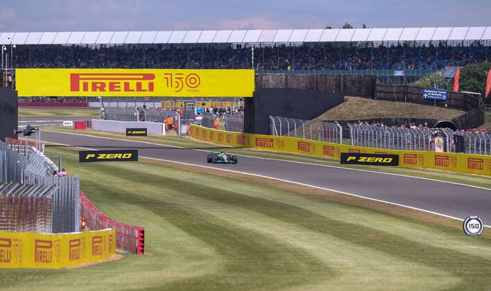 1st July 2022, Silverstone Circuit, Silverstone, Northamptonshire, England: British F1 Grand Prix, free practise day: Lewis Hamilton of Great Britain driving the (44) Mercedes AMG Petronas F1 Team W13 during the first practice session  ActionPlus12403456 SimonxWest