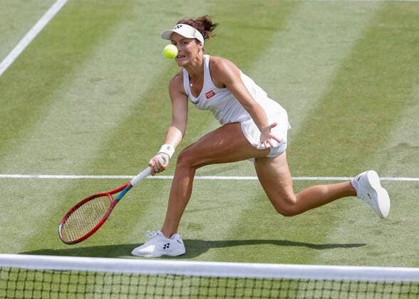 Tatjana Maria Tennis Wimbledon 2022 Grand Slam ITF ATP WTA AELTC London Great Britain 1 July 2022 Copyright: xJuergenxHasenkopfx