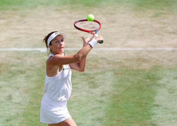 Tatjana Maria Tennis Wimbledon 2022 Grand Slam ITF ATP WTA AELTC London Great Britain 1 July 2022 Copyright: xJuergenxHasenkopfx