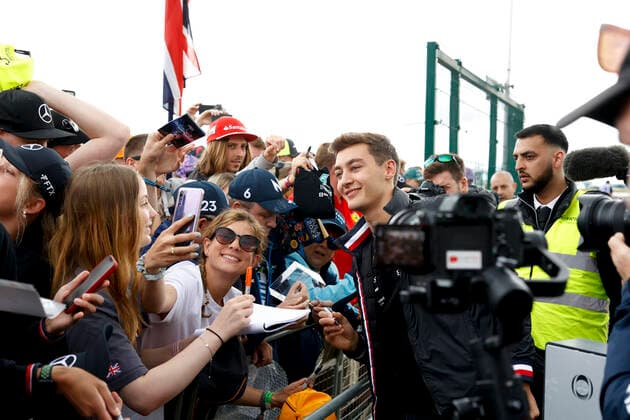 63 George Russell GBR, Mercedes AMG Petronas F1 Team , F1 Grand Prix of Great Britain at Silverstone Circuit on July 1, 2022 in Silverstone, United Kingdom Photo by HOCH ZWEI Silverstone United Kingdom