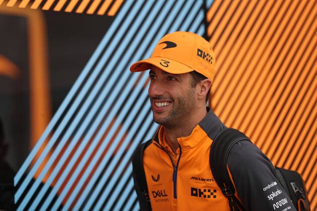 1st July 2022, Silverstone Circuit, Silverstone, Northamptonshire, England: British F1 Grand Prix, free practice day: McLaren F1 Team, Daniel Ricciardo  ActionPlus12403664 Octane