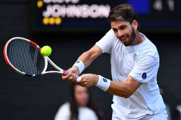 Mandatory Credit: Photo by James Veysey Shutterstock (13012400eh) Cameron Norrie during his third round match Wimbledon Tennis Championships, Day 5, The All England Lawn Tennis and Croquet Club, London, UK - 01 Jul 2022 Wimbledon Tennis Championships, Day 5, The All England Lawn Tennis and Croquet Club, London, UK - 01 Jul 2022  Copyright: xJamesxVeysey Shutterstockx 13012400eh
