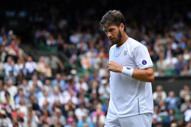 Mandatory Credit: Photo by James Veysey Shutterstock (13012400ek) Cameron Norrie during his third round match Wimbledon Tennis Championships, Day 5, The All England Lawn Tennis and Croquet Club, London, UK - 01 Jul 2022 Wimbledon Tennis Championships, Day 5, The All England Lawn Tennis and Croquet Club, London, UK - 01 Jul 2022  Copyright: xJamesxVeysey Shutterstockx 13012400ek