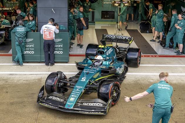 Silverstone - 01-07-2022, Silverstone Circuit, Sebastian Vettel at the Formula 1 British Grand Prix Friday, Formula 1 British Grand Prix Friday  x17268853x Copyright: