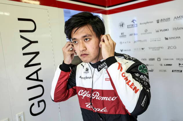 24 Guanyu Zhou CHN, Alfa Romeo F1 Team ORLEN , F1 Grand Prix of Great Britain at Silverstone Circuit on July 1, 2022 in Silverstone, United Kingdom Photo by HOCH ZWEI Silverstone United Kingdom