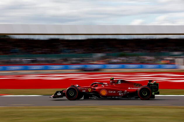 55 Carlos Sainz ESP, Scuderia Ferrari , F1 Grand Prix of Great Britain at Silverstone Circuit on July 1, 2022 in Silverstone, United Kingdom Photo by HOCH ZWEI Silverstone United Kingdom