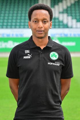 30 06 2022 SpVgg Greuther Fürth Kleeblatt Spielvereinigung 2 Fussball Bundesliga Saison 2022 2023 photo appointment portrait appointment presentation press appointment Benjamin Ngarambe Physio SpVgg Greuther Fürth single picture single photo portrait portrait head picture