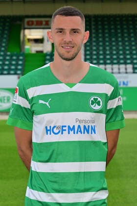 30 06 2022 SpVgg Greuther Fürth cloverleaf Spielvereinigung 2 football Bundesliga season 2022 2023 photo appointment portrait appointment presentation press appointment Branimir Hrgota 10 SpVgg Greuther Fürth single picture single photo portrait portrait head picture