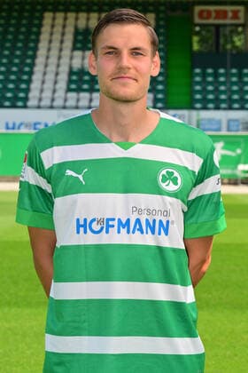 30 06 2022 SpVgg Greuther Fürth Kleeblatt Spielvereinigung 2 Fussball Bundesliga Saison 2022 2023 photo appointment portrait appointment presentation press appointment Max Christiansen 13, SpVgg Greuther Fürth single photo single photo portrait portrait portrait head picture