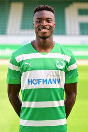 30 06 2022 SpVgg Greuther Fürth Kleeblatt Spielvereinigung 2 Fussball Bundesliga Saison 2022 2023 photo appointment portrait appointment presentation press appointment Dickson Abiama 11, SpVgg Greuther Fürth single photo single photo portrait portrait head picture