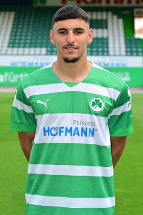 30 06 2022 SpVgg Greuther Fürth Kleeblatt Spielvereinigung 2 Football Bundesliga Season 2022 2023 photo appointment portrait appointment presentation press appointment Oualid Mhamdi 3, SpVgg Greuther Fürth single picture single photo portrait portrait head picture