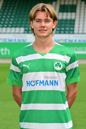 30 06 2022 SpVgg Greuther Fürth Kleeblatt Spielvereinigung 2 Fussball Bundesliga Saison 2022 2023 photo appointment portrait appointment presentation press appointment Devin Angleberger 31, SpVgg Greuther Fürth single picture single photo portrait portrait head picture