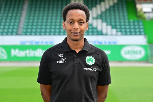 30 06 2022 SpVgg Greuther Fürth Kleeblatt Spielvereinigung 2 Fussball Bundesliga Saison 2022 2023 photo appointment portrait appointment presentation press appointment Benjamin Ngarambe Physio SpVgg Greuther Fürth single picture single photo portrait portrait head picture