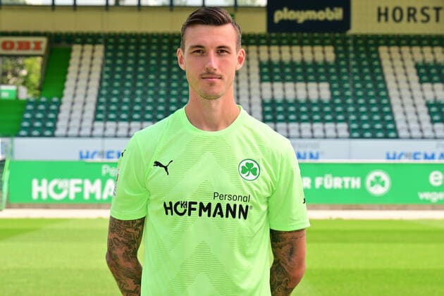 30 06 2022 SpVgg Greuther Fürth Kleeblatt Spielvereinigung 2 Football Bundesliga Season 2022 2023 photo appointment portrait appointment presentation press appointment Andreas Linde 26, SpVgg Greuther Fürth single picture single photo portrait portrait head picture
