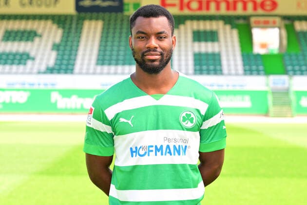 30 06 2022 SpVgg Greuther Fürth Kleeblatt Spielvereinigung 2 Fussball Bundesliga Saison 2022 2023 photo appointment portrait appointment presentation press appointment Afimico Pululu 9, SpVgg Greuther Fürth single picture single photo portrait portrait head picture