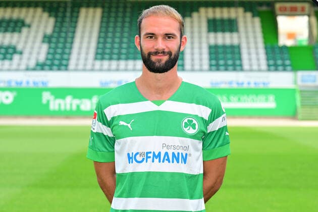 30 06 2022 SpVgg Greuther Fürth Kleeblatt Spielvereinigung 2 football Bundesliga season 2022 2023 photo appointment portrait appointment presentation press appointment Simon Asta 2, SpVgg Greuther Fürth single photo single photo portrait portrait portrait head picture