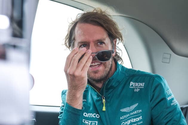 Sebastian Vettel GER, Aston Martin Aramco Cognizant F1 Team 5 British Grand Prix, Silverstone, Motorsport, Formula 1, British Grand Prix, Silverstone, Motorsport, Formula 1, Photo Knab Eibner Towcester Copyright: xEibner-Pressefotox