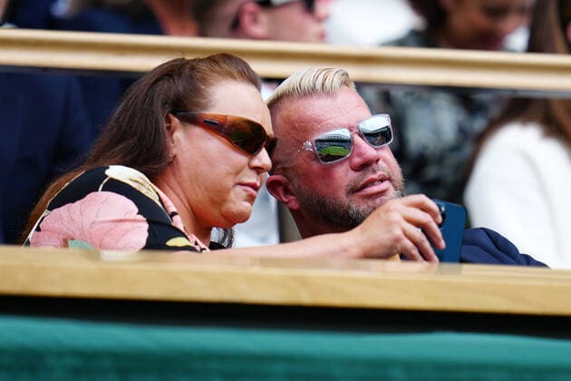 Mandatory Credit: Photo by Javier Garcia Shutterstock (13012408bh) Lee Pearson in the Royal Box on Centre Court Wimbledon Tennis Championships, Day 6, The All England Lawn Tennis and Croquet Club, London, UK - 02 Jul 2022 Wimbledon Tennis Championships, Day 6, The All England Lawn Tennis and Croquet Club, London, UK - 02 Jul 2022  Copyright: xJavierxGarcia Shutterstockx 13012408bh