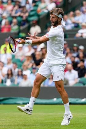 Mandatory Credit: Photo by Dave Shopland Shutterstock (13012402aq) Liam Broady during his third round match Wimbledon Tennis Championships, Day 6, The All England Lawn Tennis and Croquet Club, London, UK - 02 Jul 2022 Wimbledon Tennis Championships, Day 6, The All England Lawn Tennis and Croquet Club, London, UK - 02 Jul 2022  Copyright: xDavexShopland Shutterstockx 13012402aq