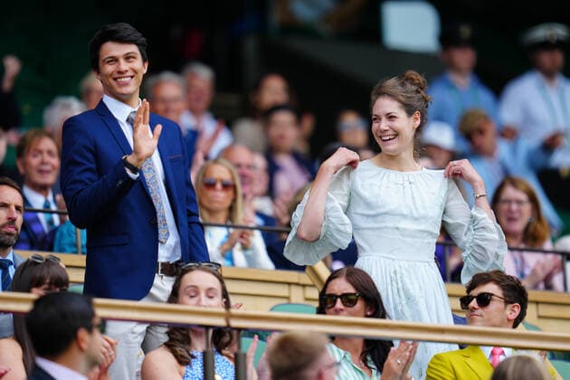 Mandatory Credit: Photo by Javier Garcia Shutterstock (13012408ce) Bethany Shriever (BMX racer) in the Royal Box on Centre Court Wimbledon Tennis Championships, Day 6, The All England Lawn Tennis and Croquet Club, London, UK - 02 Jul 2022 Wimbledon Tennis Championships, Day 6, The All England Lawn Tennis and Croquet Club, London, UK - 02 Jul 2022  Copyright: xJavierxGarcia Shutterstockx 13012408ce