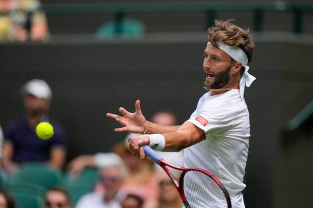 Mandatory Credit: Photo by Dave Shopland Shutterstock (13012402az) Liam Broady during his third round match Wimbledon Tennis Championships, Day 6, The All England Lawn Tennis and Croquet Club, London, UK - 02 Jul 2022 Wimbledon Tennis Championships, Day 6, The All England Lawn Tennis and Croquet Club, London, UK - 02 Jul 2022  Copyright: xDavexShopland Shutterstockx 13012402az