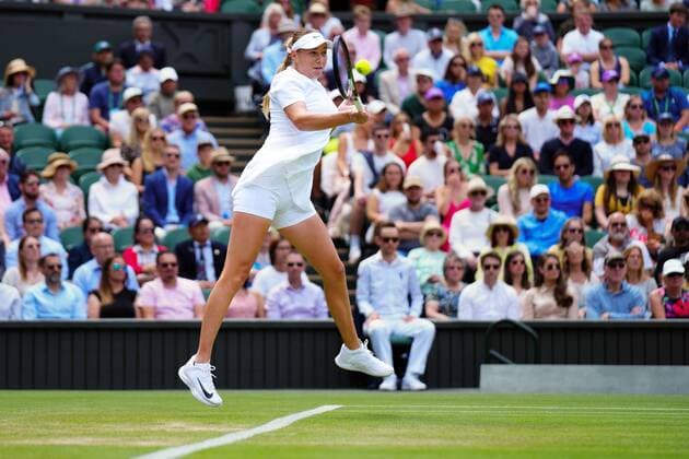 Mandatory Credit: Photo by Javier Garcia Shutterstock (13012408cm) Amanda Anisimova during her third round match Wimbledon Tennis Championships, Day 6, The All England Lawn Tennis and Croquet Club, London, UK - 02 Jul 2022 Wimbledon Tennis Championships, Day 6, The All England Lawn Tennis and Croquet Club, London, UK - 02 Jul 2022  Copyright: xJavierxGarcia Shutterstockx 13012408cm