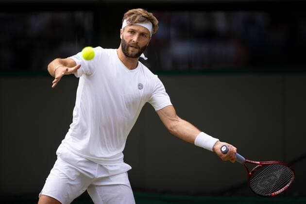 Mandatory Credit: Photo by Ella Ling Shutterstock (13012401k) Liam Broady during his third round match Wimbledon Tennis Championships, Day 6, The All England Lawn Tennis and Croquet Club, London, UK - 02 Jul 2022 Wimbledon Tennis Championships, Day 6, The All England Lawn Tennis and Croquet Club, London, UK - 02 Jul 2022  Copyright: xEllaxLing Shutterstockx 13012401k