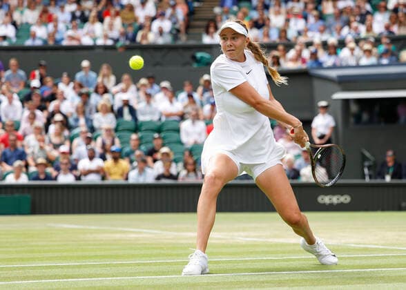 Amanda Anisimova Tennis Wimbledon 2022 Grand Slam ITF ATP WTA AELTC London Great Britain 2 July 2022 Copyright: xJuergenxHasenkopfx