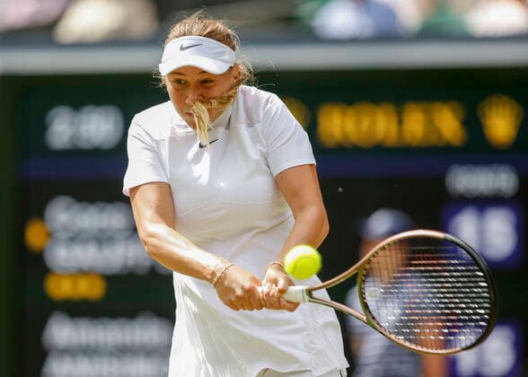 Amanda Anisimova Tennis Wimbledon 2022 Grand Slam ITF ATP WTA AELTC London Great Britain 2 July 2022 Copyright: xJuergenxHasenkopfx