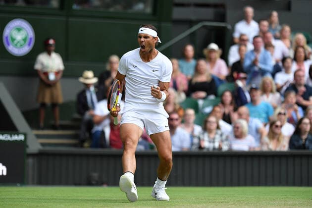 Rafael Nadal (Esp) TENNIS : Wimbledon 2022 : 02 07 2022 AntoineCouvercelle Panoramic 