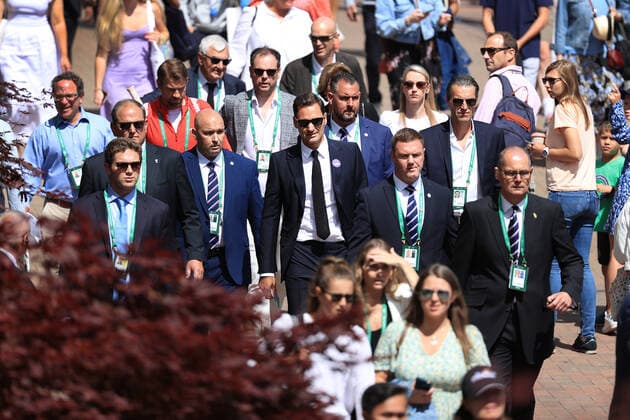 Tennis, Wimbledon, Roger Federer as guest