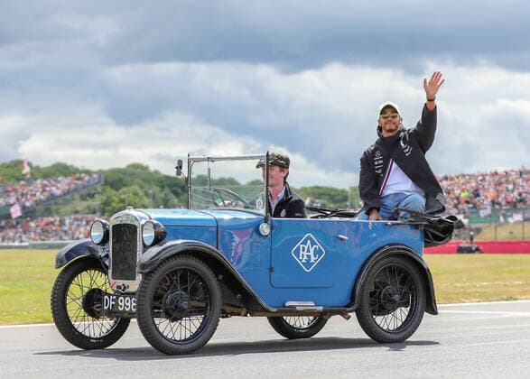 FORMULA 1 LENOVO BRITISH GRAND PRIX 3 July 2022, Lewis Hamilton 44 (GBR), Mercedes AMG Petronas W13 drivers parade during the FORMULA 1 LENOVO BRITISH GRAND PRIX at Silverstone Circuit, Silverstone, United Kingdom on 3 July 2022 Editorial Use Only Copyright: xPhilxDuncanx ESM-0553-0044