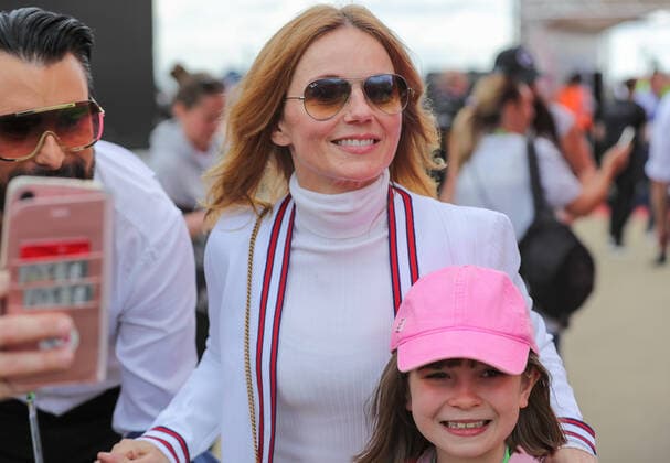 FORMULA 1 LENOVO BRITISH GRAND PRIX 3 July 2022, Geri Horner with Rylan Clark-Neal selfie during the FORMULA 1 LENOVO BRITISH GRAND PRIX at Silverstone Circuit, Silverstone, United Kingdom on 3 July 2022 Editorial Use Only Copyright: xPhilxDuncanx ESM-0553-0053