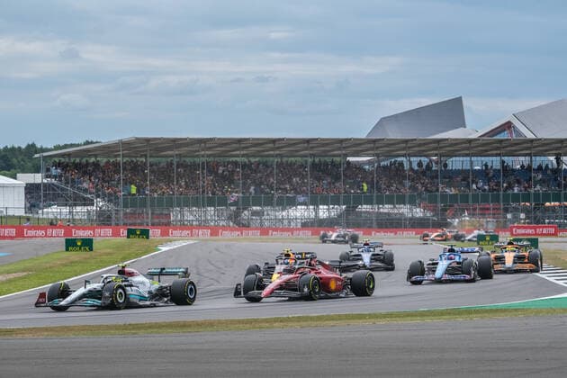 Start Scene, British Grand Prix, Silverstone, Motorsport, Formula 1, Grand Prix of Great Britain, Silverstone, Motorsport, Formula 1 Towcester Copyright: xEibner-Pressefotox