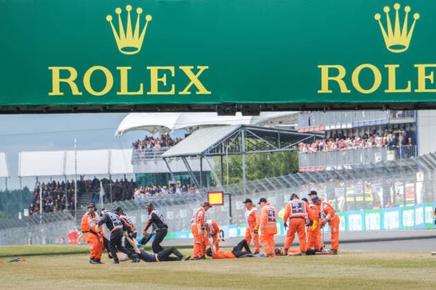 Formula 1, British GP at Silverstone, environmentalists at the track