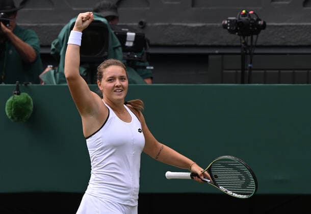 Sport Themen der Woche KW26 2022 Wimbledon Jule Niemeier , (GER) *** 2022 Wimbledon Jule Niemeier , GER