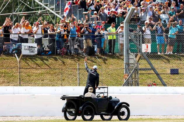 63 George Russell GBR, Mercedes AMG Petronas F1 Team , F1 Grand Prix of Great Britain at Silverstone Circuit on July 3, 2022 in Silverstone, United Kingdom Photo by HOCH ZWEI Silverstone United Kingdom