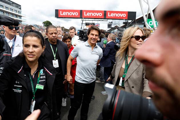 Tom Cruise, F1 Grand Prix of Great Britain at Silverstone Circuit on July 3, 2022 in Silverstone, United Kingdom Photo by HOCH ZWEI Silverstone United Kingdom