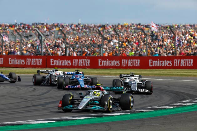 44 Lewis Hamilton GBR, Mercedes AMG Petronas F1 Team , F1 Grand Prix of Great Britain at Silverstone Circuit on July 3, 2022 in Silverstone, United Kingdom Photo by HOCH ZWEI Silverstone United Kingdom